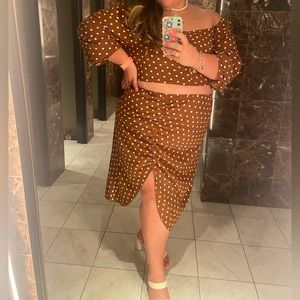 Shein 2 pc skirt set